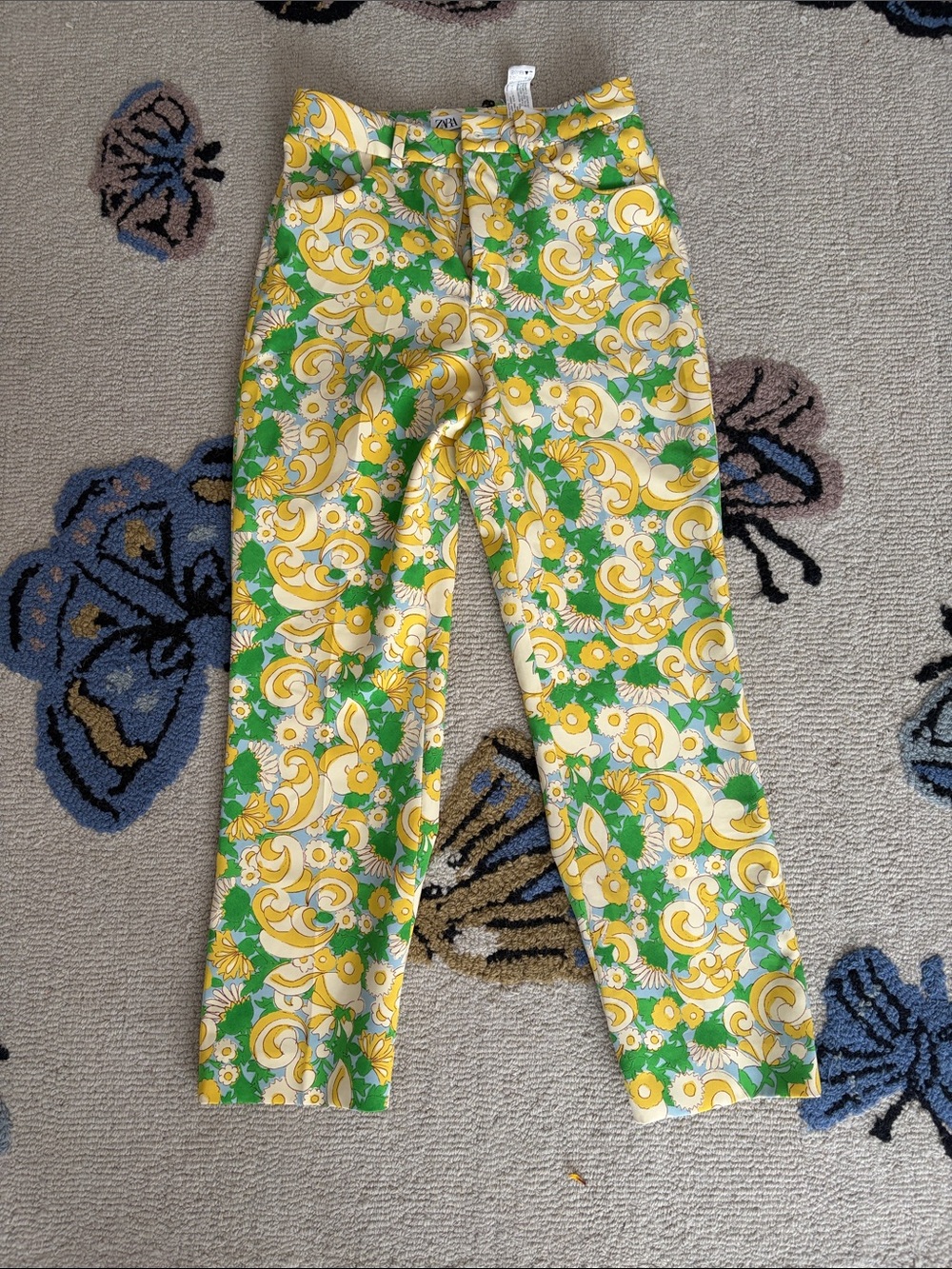 Zara floral capris